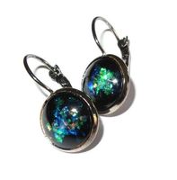 Uhrknall`s Dichroic Ohrringe handmade